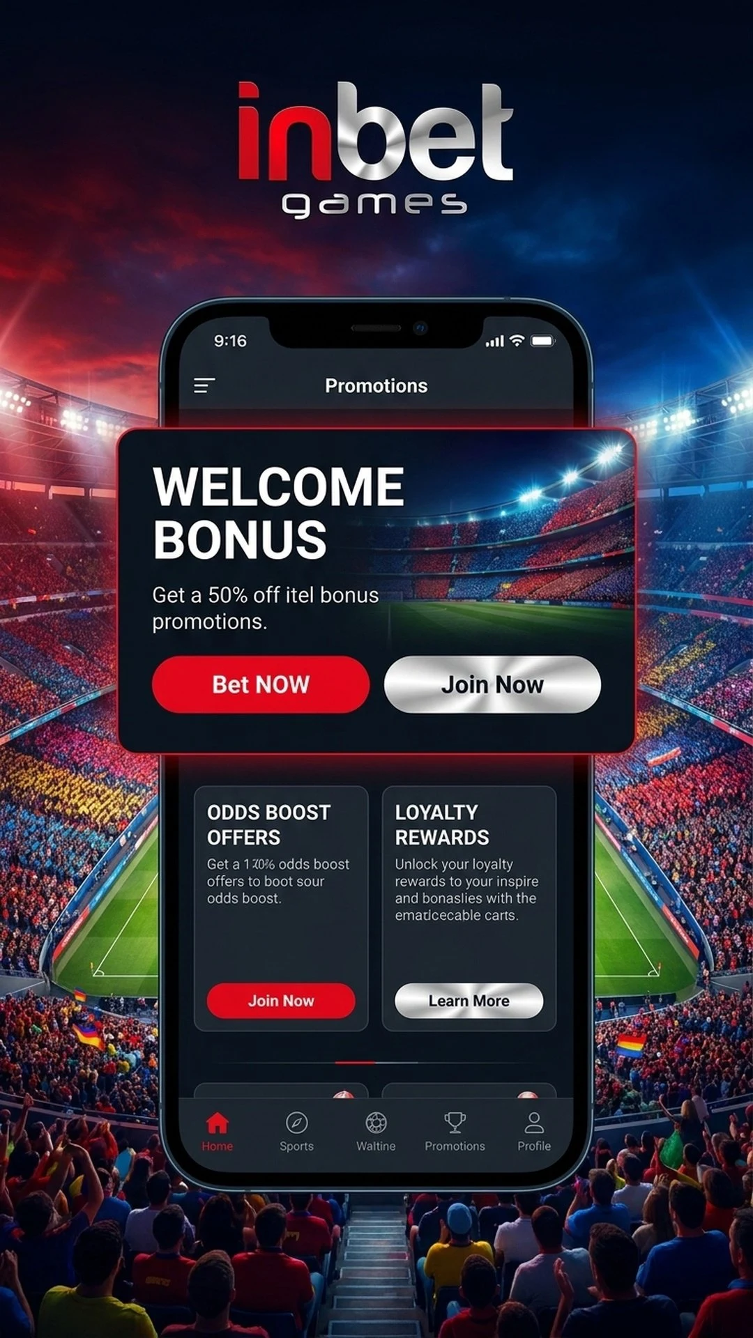 Inbet screenshot